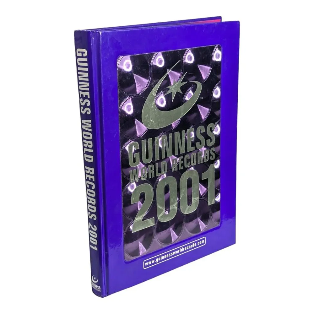 2001 Guinness Book Of World Records Hardcover Large Book‎ Brand New